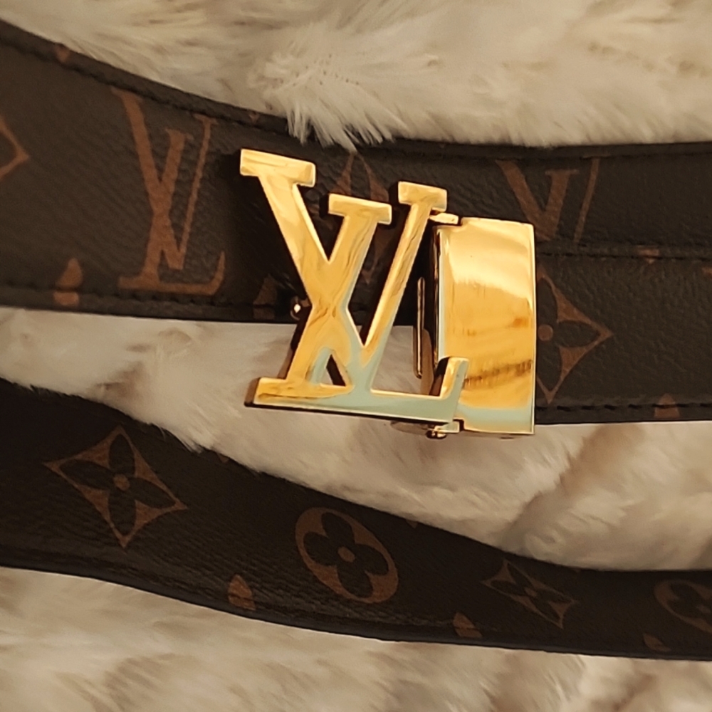 Beautiful double sided LV Belt